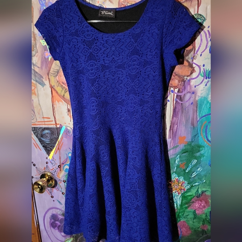 Blue dress